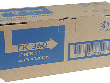 Тонер-картридж Kyocera Toner Kit TK-360 (black), 20000 стр. (1T02J20EUC)