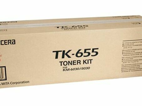 Тонер-картридж Kyocera Toner Kit TK-655 (black), 47000 стр. (1T02FB0EU0)