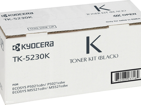 Тонер-картридж Kyocera Toner Kit TK-5230K (black), 2600 стр. (1T02R90NL0)