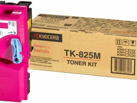 Тонер-картридж Kyocera Toner Kit TK-825M (magenta), 7000 стр. (1T02FZBEU0)