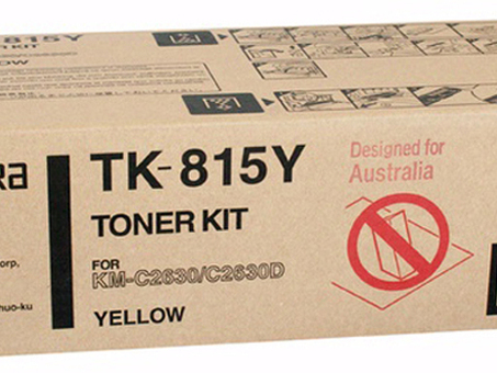 Тонер-картридж Kyocera Toner Kit TK-815Y (yellow), 20000 стр. (370AN310)