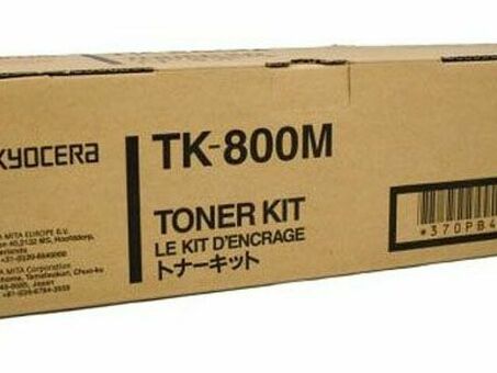 Тонер-картридж Kyocera Toner Kit TK-800M (magenta), 10000 стр. (370PB4KL)