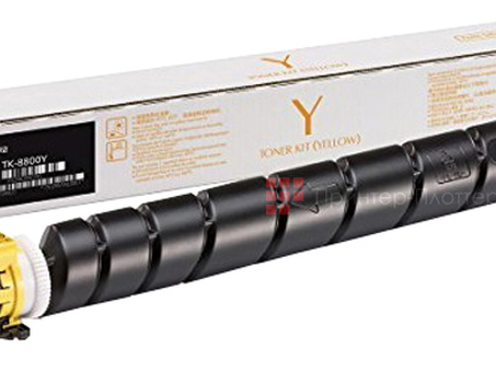 Тонер-картридж Kyocera Toner Kit TK-8800Y (yellow), 20000стр. (1T02RRANL1)