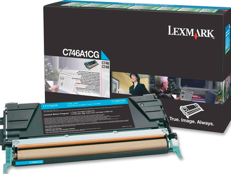 Тонер-картридж Lexmark C746, C748 (cyan), 7000 стр. (C746A1CG)