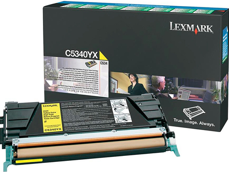 Тонер-картридж Lexmark C534 (yellow), 7000 стр. (C5340YX)