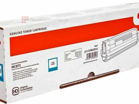 Тонер-картридж OKI Toner Cartridge (cyan), 10000 стр. (45862816, 45862847) (45862847)