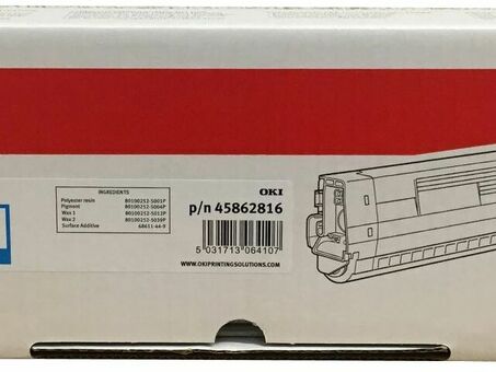 Тонер-картридж OKI Toner Cartridge (cyan), 10000 стр. (45862816, 45862847) (45862847)