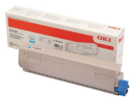 Тонер-картридж OKI Toner-C-C823 (cyan), 7000 стр. (46471107)