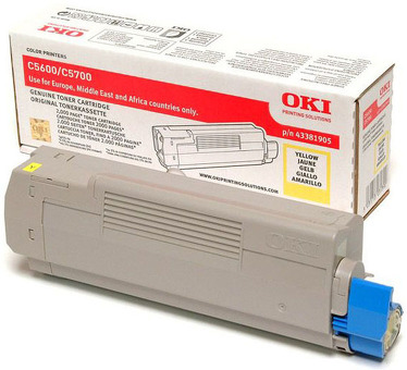 Тонер-картридж OKI Toner Cartridge TONER-Y (43381921) (43381921)