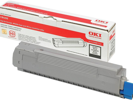 Тонер-картридж OKI TONER-K-C86/8800 (black) (43487712)