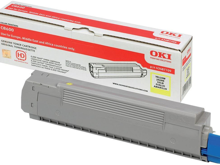 Тонер-картридж OKI TONER-Y-C86/8800 (yellow) (43487709)