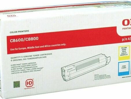 Тонер-картридж OKI Toner Cartridge TONER-CMYK-PACK (43698501) (43698501)