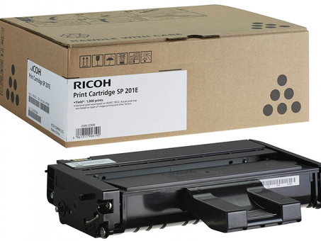 Тонер-картридж Ricoh Print Cartridge SP 201E (black), 1000 стр. (407999)