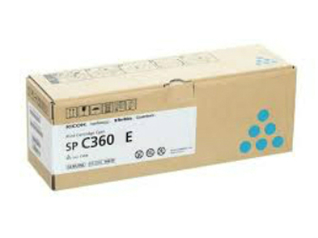 Тонер-картридж Ricoh Print Cartridge SP C360E (cyan), 1500 стр. (408189)