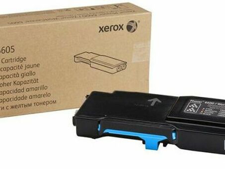 Тонер-картридж Xerox Toner Cartridge Phaser 6600, WorkCentre 6605 (cyan), 6000 стр. (106R02233)