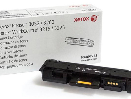 Тонер-картридж Xerox Toner Cartridge Phaser 3052, 3260, WorkCentre 3215, 3225, 3000 стр. (106R02778)