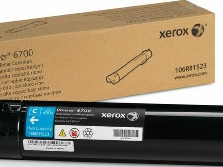 Тонер-картридж Xerox Toner Cartridge Phaser 6700 (cyan), 12000 стр. (106R01523)