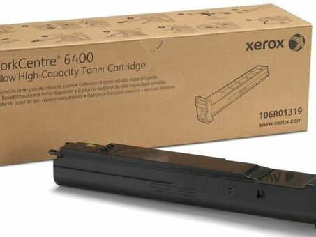 Тонер-картридж Xerox Toner Cartridge WorkCentre 6400 (yellow), 14000 стр. (106R01319)