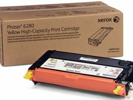 Тонер-картридж Xerox Print Cartridge Phaser 6280 (yellow), 5900 стр. (106R01402)