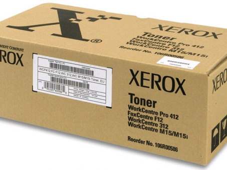 Тонер-картридж Xerox Toner Cartridge WorkCentre 312, M15, Pro 412, FaxCentre F12 (black) (106R00586)