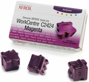 Чернила Xerox для WorkCentre C2424 (magenta) набор, 3 шт. (108R00661)