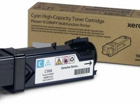 Тонер-картридж Xerox Toner Cartridge Phaser 6128 (cyan), 2500 стр. (106R01456)