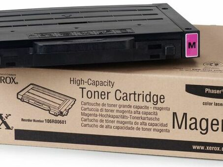 Тонер-картридж Xerox Toner Cartridge Phaser 6100 (magenta), 5000 стр. (106R00681)