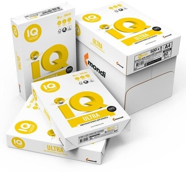 Бумага IQ Ultra, A4, 80 г/кв.м (500 листов) (kms_467740)