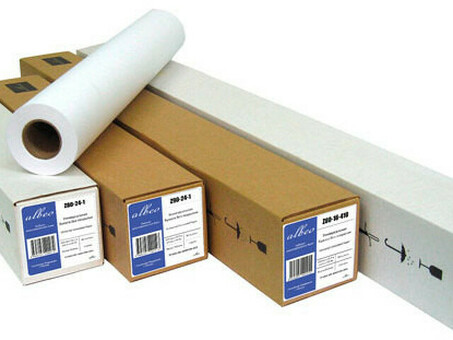 Бумага с покрытием Albeo InkJet Coated Paper-Universal A1+, 610 мм, 90 г/кв.м, 30,5 м (W90-24)