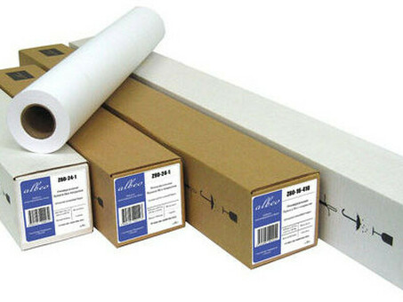 Бумага с покрытием Albeo InkJet Coated Paper-Universal A1+, 610 мм, 180 г/кв.м, 30,5 м (W180-24)