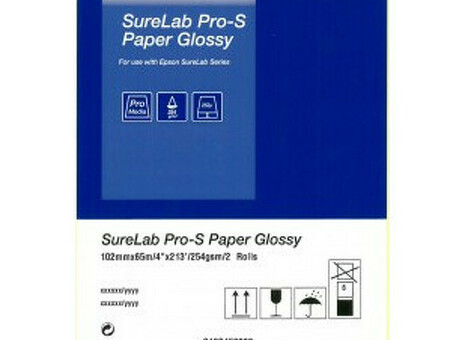 Бумага Epson SureLab Pro-S Paper Glossy BP, 89 мм x 65 м (4 рулона) (C13S450357BP)