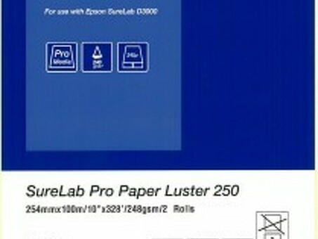 Бумага Epson SureLab Pro Paper Luster 254мм x 100м (C13S450141)