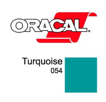 Пленка Oracal 8500 F054 (бирюзовый), 80мкм, 1000мм x 50м (4011363189499)