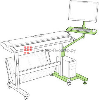 Colortrac комплект для установки компьютера и монитора Floor Stand PC Mounting Option SCi, SGi (2200C005)