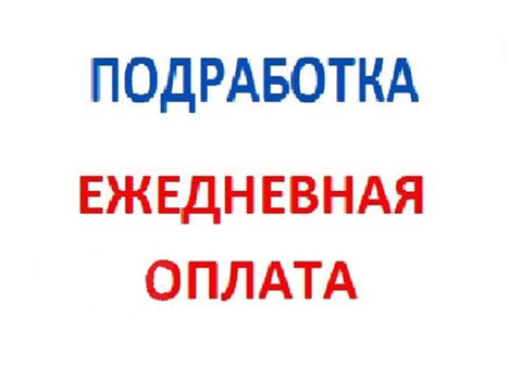 Регистратор / подработка с ежедневной оплатой в СПб