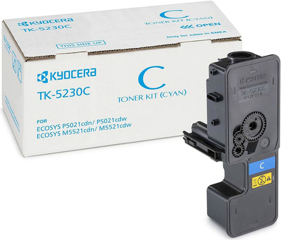 Тонер-картридж Kyocera Toner Kit TK-5230C (cyan), 2200 стр (1T02R9CNL0)