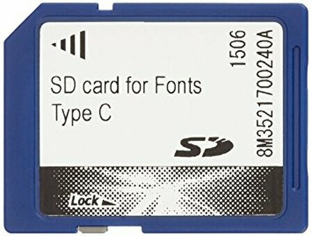 Ricoh SD-карта для шрифтов Font SD Card Type C (406697)