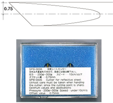 Mimaki флюгерный нож для светоотражающих пленок SPB-0006