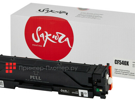 Картридж SAKURA CF540X (203X) для HP M254, MFP M280/281, черный, 3 200 к. (SACF540X)