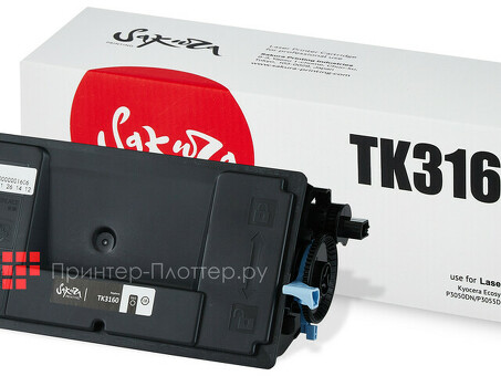 Картридж SAKURA TK3160 для Kyocera Mita ECOSYS p3045dn/ p3050dn/ p3055dn/ p3060dn, черный, 12 500 к. (SATK3160)