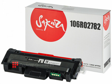 Картридж SAKURA 106R02782 для Xerox Phaser 3052/3260, WC 3215/3225, черный, 6 000к. (SA106R02782)