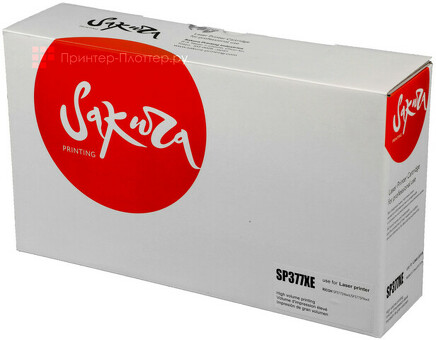 Картридж SAKURA SP377XE для Ricoh Aficio SP 377 Series, черный, 6 400 к. (SASP377XE)