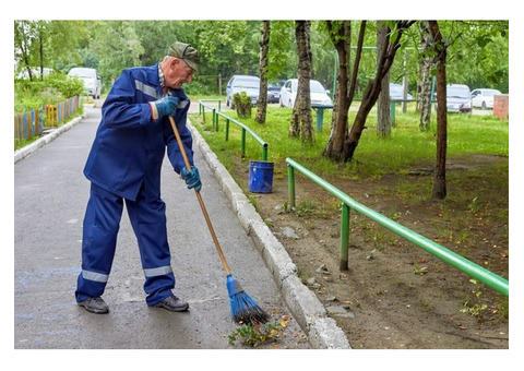 Требуются уборщики территории в Гагаринский район, от 18 лет