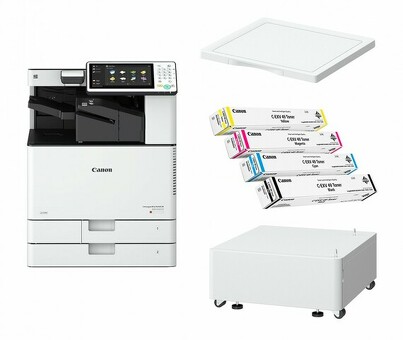 МФУ Canon imageRUNNER ADVANCE C3520i III + тонер + крышка + тумба