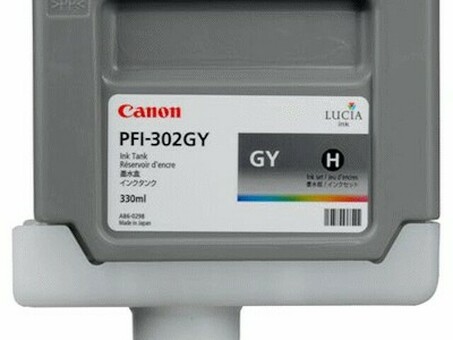 Картридж Canon PFI-302GY (gray) 330 мл (2217B001)