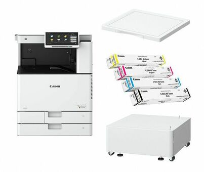 МФУ Canon imageRUNNER ADVANCE DX C3720i + тонер + крышка + тумба