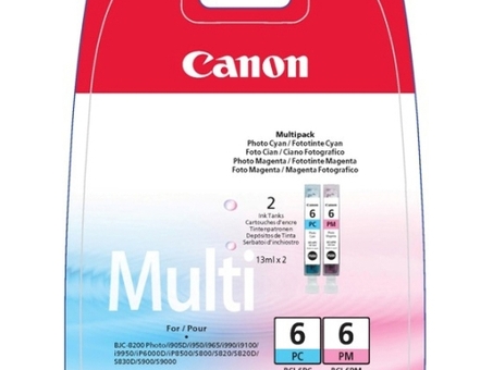 Картридж Canon BCI-6 PC/PM Multipack набор (photo cyan, photo magenta), 2 шт (4709A018)