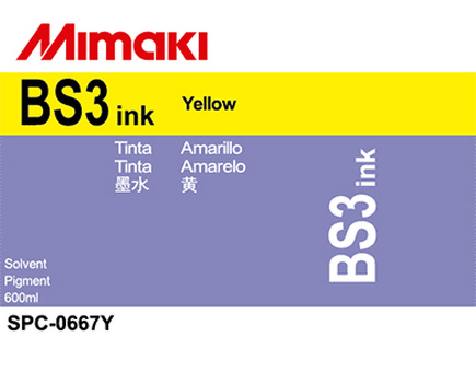 Чернила Mimaki BS3 (yellow), 600 мл