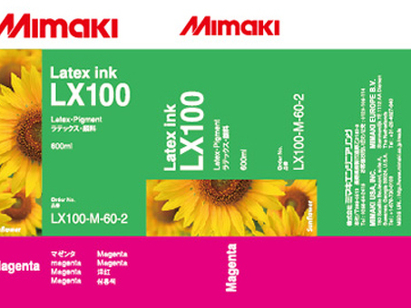 Картридж Mimaki LX100 Latex (magenta), 600 мл (LX100-M-60-2)