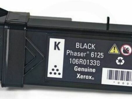 Тонер-картридж Xerox Toner Cartridge Phaser 6125 (black), 2000 стр. (106R01338)